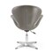 Manhattan Comfort Raspberry Faux Leather Adjustable Swivel Chair in Pebble and Polished Chrome, PK2 2-AC038-PE - alternate 6